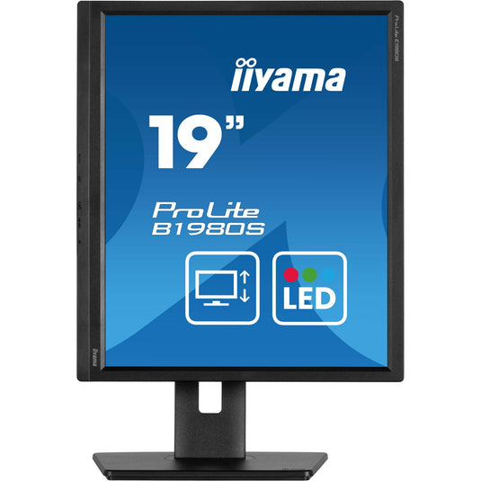 Iiyama prolite b1980s-b1 19 monitor (zwart, hdmi, displayport)