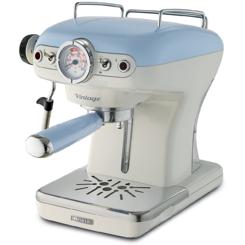 Load image into Gallery viewer, Ariete vintage espressomachine 1389 15 (lichtblauw wit)
