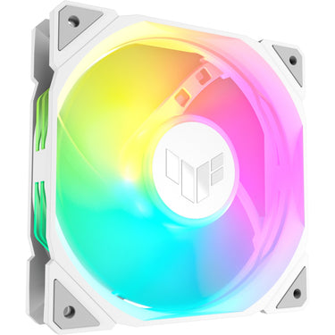 Asus tuf gaming tr120 argb reverse case fans (wit, 3 stuks, 120 x 120 x 28 mm)