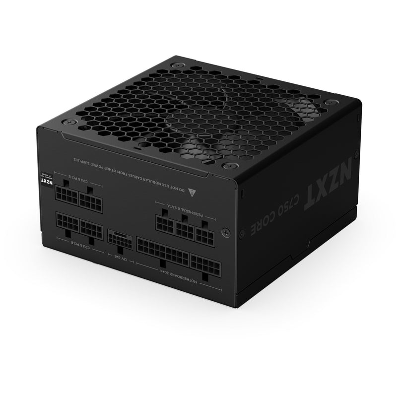 Load image into Gallery viewer, Nzxt c750 gold core modulaire 750 watt voeding (zwart, 1x 12v-2x6, 2x pcie)
