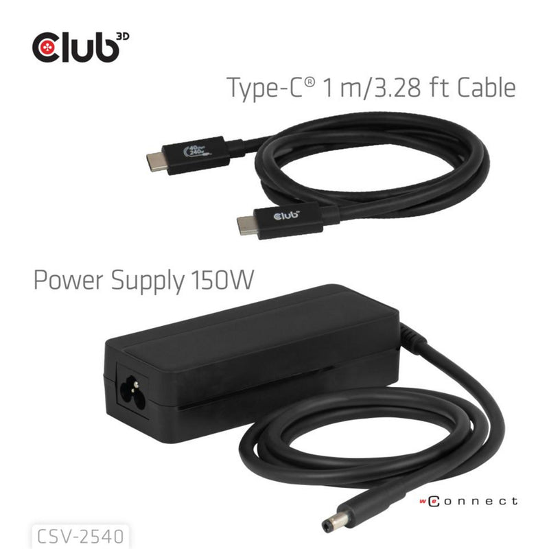 Chargez l'image dans la visionneuse de la galerie, Club 3d 14-1 usb-c quad display dockingstation (zwart)
