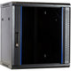 Dsi 12u wandkast met glazen deur - ds6412 server rack (zwart, 600 x 450 x 635mm)