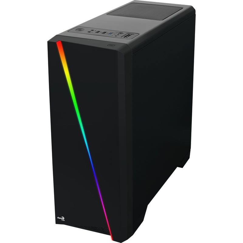 Load image into Gallery viewer, Aerocool cylon midi tower behuizing (zwart | 3x usb-a | rgb | window)
