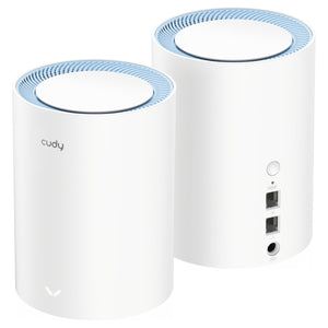 Cudy ac1200 mesh wi-fi system (3-pack) mesh router (wit)