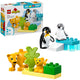 Lego duplo town 10442 families van wilde dieren: pinguïns en leeuwen