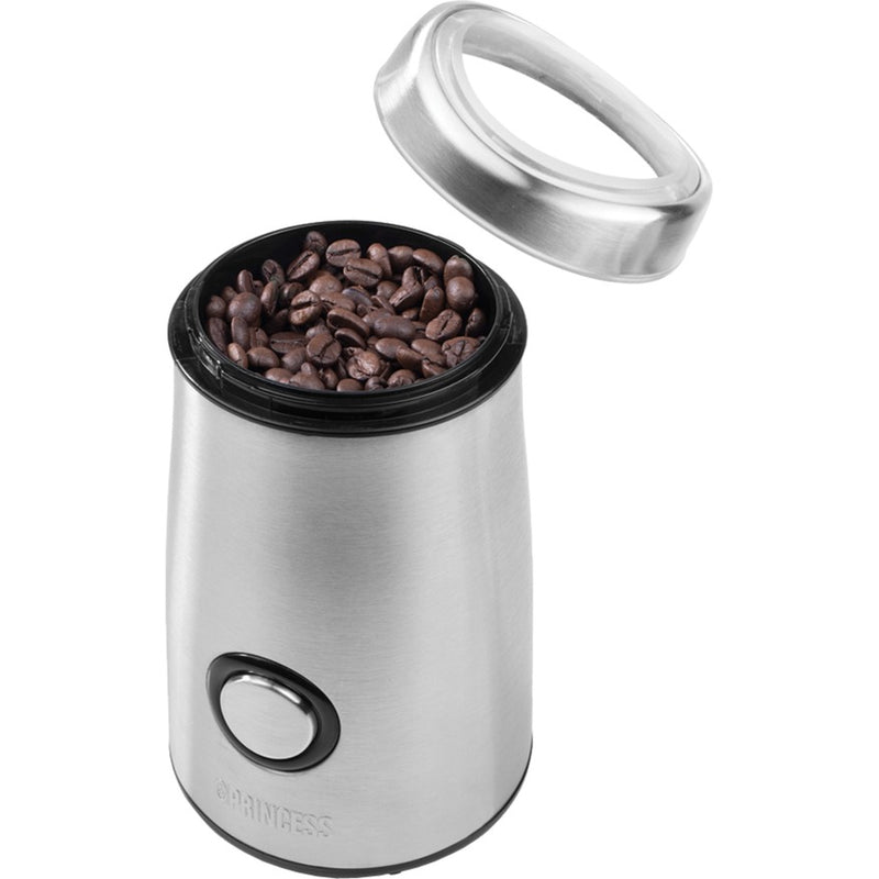 Load image into Gallery viewer, Princess 242196 koffiemolen rvs deluxe (roestvrij staal zilver)
