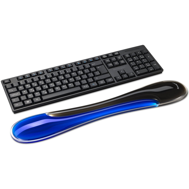 Chargez l'image dans la visionneuse de la galerie, Kensington slim duo gel keyboard wrist rest polssteun (blauw zwart)
