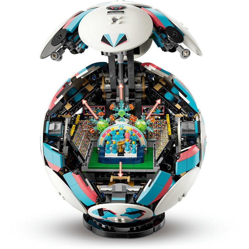 Laden Sie das Bild in Galerie -Viewer, Lego editions voetbal - 3d-display bouwpakket met mini-stadion - verjaardagscadeau voor jongens, meisjes en voetbalfans vanaf 10 jaar - 43019
