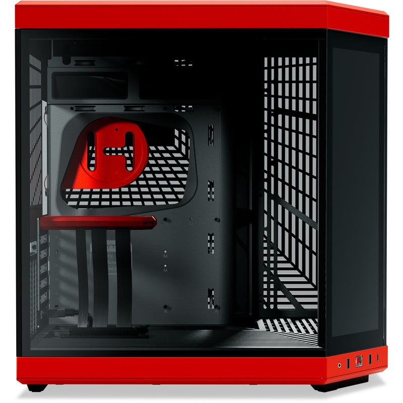 Load image into Gallery viewer, Hyte y70 touch infinite midi tower behuizing (zwart | 2x usb-a | 1x usb-c | tempered glass)
