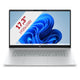 Hp omnibook 3 laptop 17-dp0050ndx (e10ksea) 17.3 laptop (grijs zilver | ryzen 5 7520u | radeon 610m | 8 gb | 512 gb ssd)