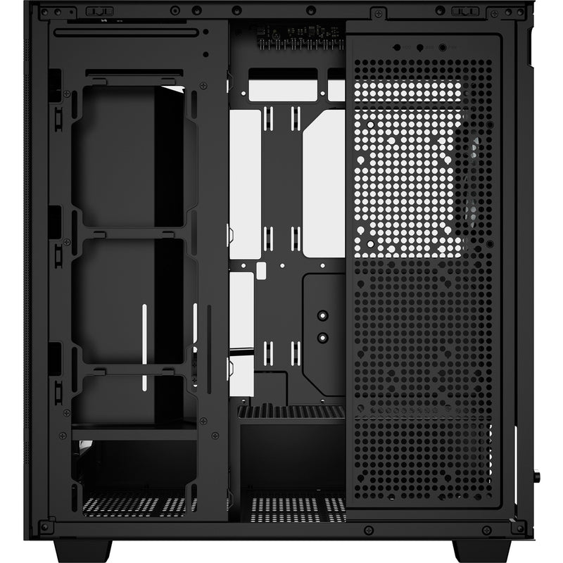 Load image into Gallery viewer, Sharkoon rebel c50 black rgb midi tower behuizing (zwart | 2x usb-a | 1x usb-c | rgb | tempered glass)
