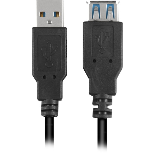Sharkoon usb 3.0 verlengkabel (zwart, 3 meter)