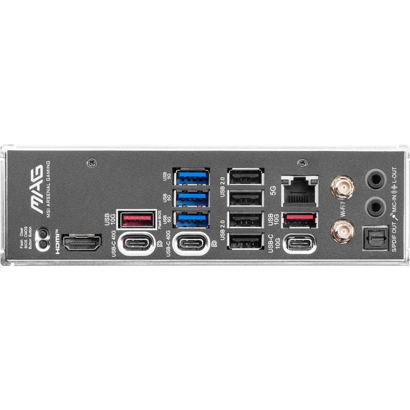 Afbeelding laden in galerijviewer, Msi mag x870e tomahawk wifi socket am5 moederbord (zwart, 5gb-lan, wi-fi 7, bt, sound, atx)
