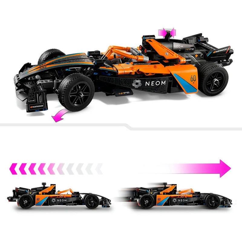 Afbeelding laden in galerijviewer, Lego technic - neom mclaren formula e racewagen constructiespeelgoed (42169)
