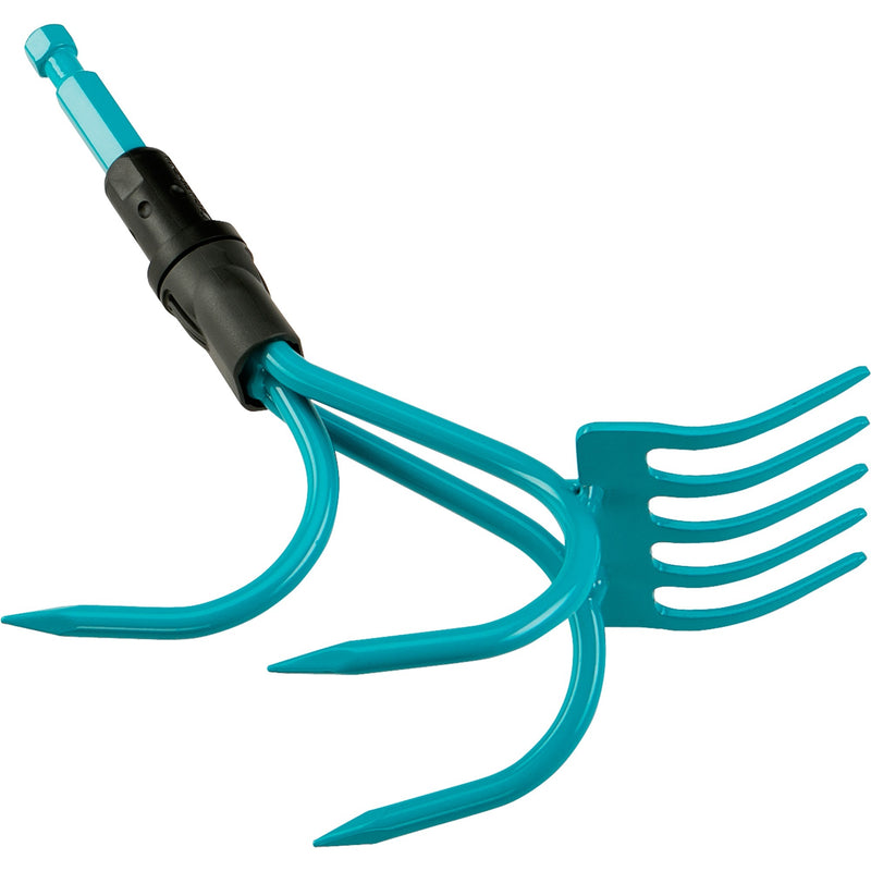 Load image into Gallery viewer, Gardena combisystem 2-in-1 krabber hark handkrabber (turquoise, 3165-20)
