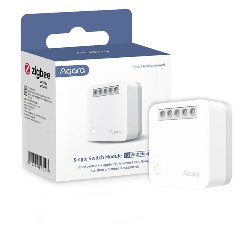 Load image into Gallery viewer, Aqara single switch module t1 (with neutral) relais (wit)
