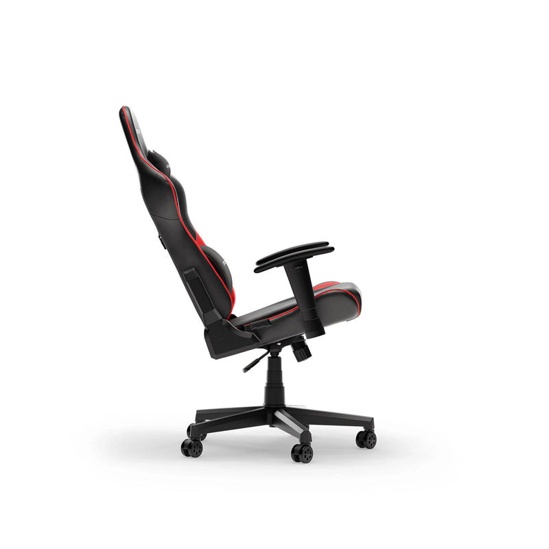 Cargue la imagen en el visor de la galería, Dxracer prince l black red pvc leather gamestoel (zwart rood)
