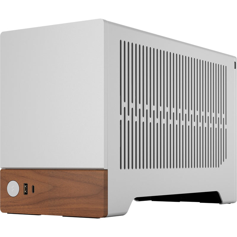 Load image into Gallery viewer, Fractal design terra mini tower behuizing (zilver houtkleur | 1x usb-a | 1x usb-c)
