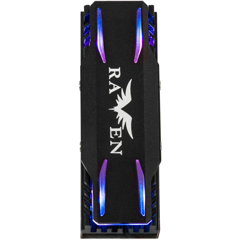 Load image into Gallery viewer, Silverstone tp03-argb heatsink (zwart, geschikt voor m.2 2280 ssd)
