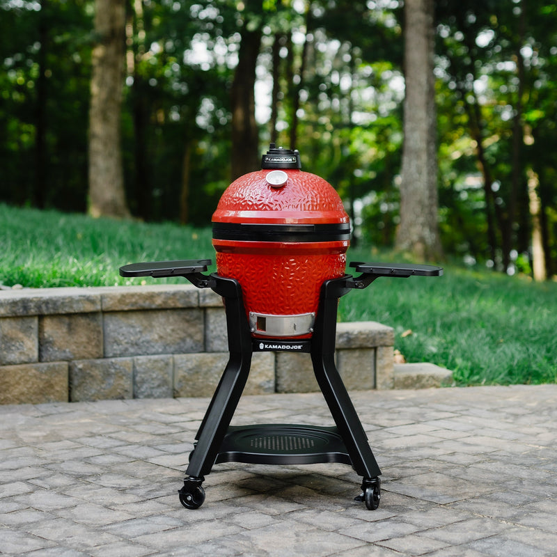 Load image into Gallery viewer, Kamado joe joe jr®-kar met zijtafels barbecuewagen (zwart)
