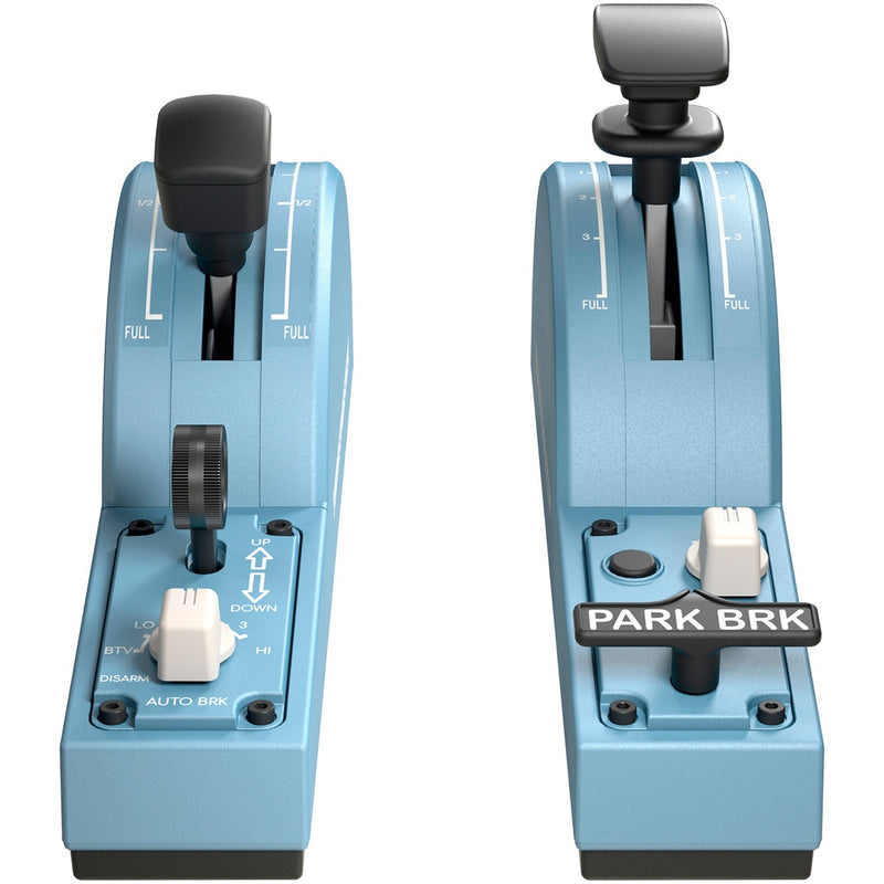 ギャラリービューアに画像をロードする, Thrustmaster tca quadrant add-on airbus edition gaming gasregelaar (blauwgrijs zwart, pc)
