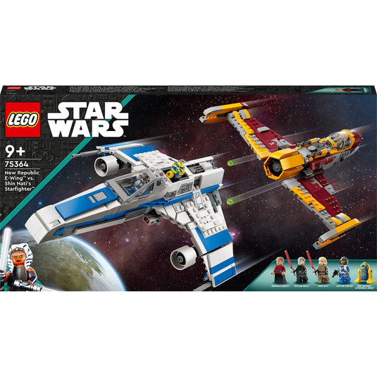 Lego star wars - new republic e-wing vs. shin hati's starfighter constructiespeelgoed (75364)