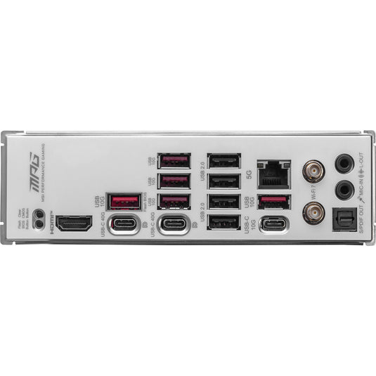Msi mpg x870e edge ti wifi socket am5 moederbord (zilver, 5gb-lan, wi-fi 7, bt, sound, atx)