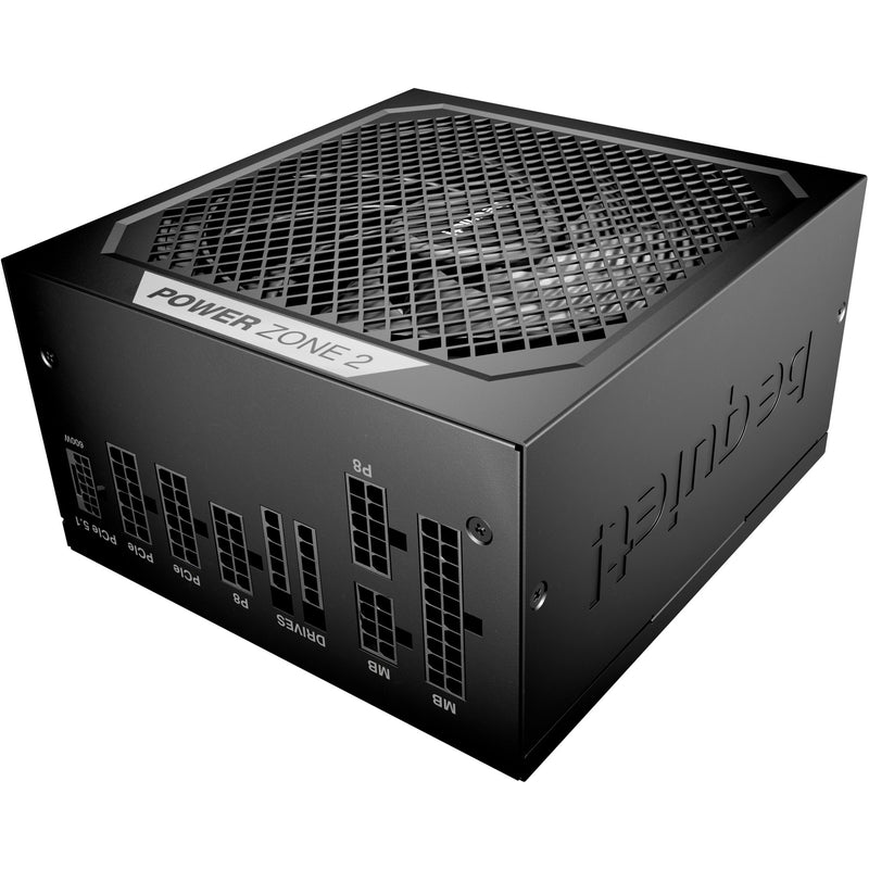 Load image into Gallery viewer, Be quiet! power zone 2 modulaire 1000 watt voeding (zwart, 1x 12v-2x6, 3x pcie)
