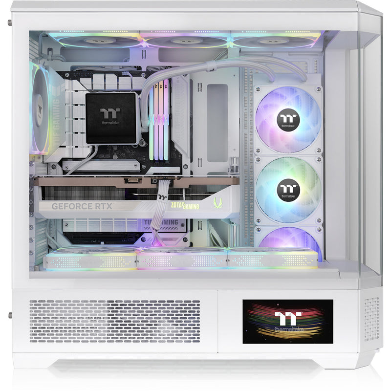 Load image into Gallery viewer, Thermaltake view 600 tg snow big tower behuizing (wit | 2x usb-a | 1x usb-c | tempered glass)
