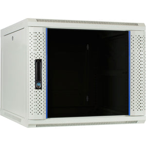 Dsi 9u witte wandkast met glazen deur - ds6609w server rack (wit, 600 x 600 x 500mm)