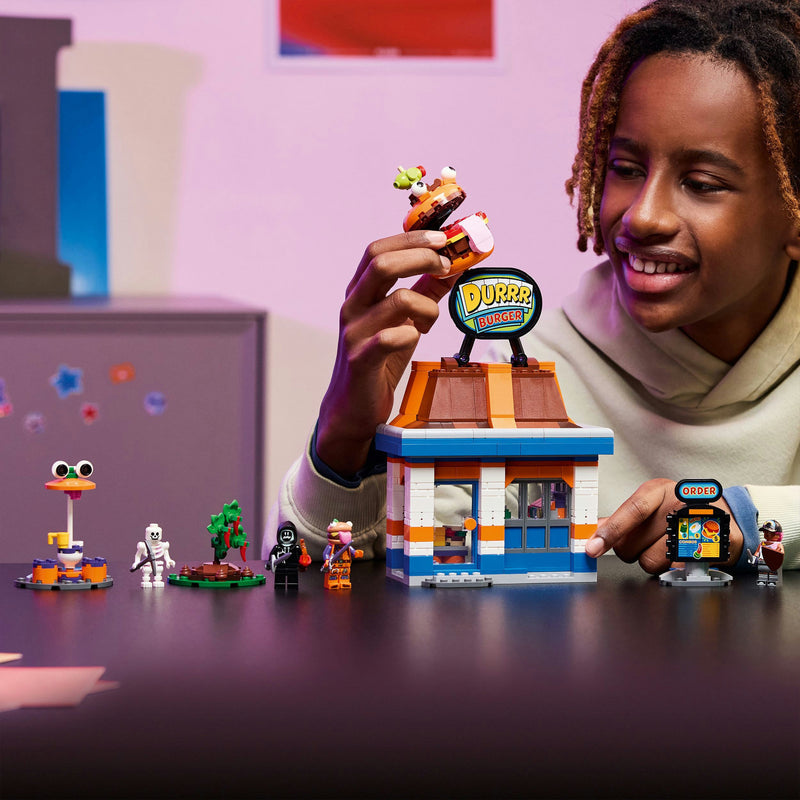 Load image into Gallery viewer, Lego fortnite - durrr burger restaurant constructiespeelgoed (77076)
