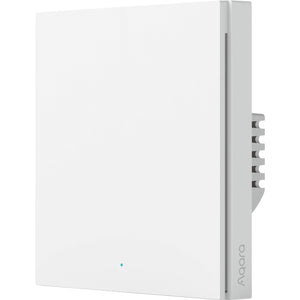 Aqara smart wall switch h1 (with neutral, single rocker) - zigbee 3.0 - enkele schakelaar - één knop - met nuldraad