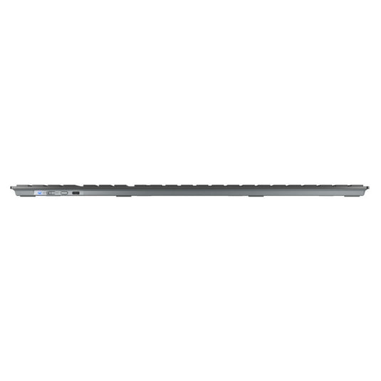 Cherry kw 9100 slim toetsenbord (zwart, eu lay-out (qwerty), scissor switches, 100%, abs, usb-c, 2.4 ghz, bluetooth)