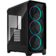 Fractal design meshify 3 rgb midi tower behuizing (zwart | 2x usb-a | 1x usb-c | rgb | tempered glass)