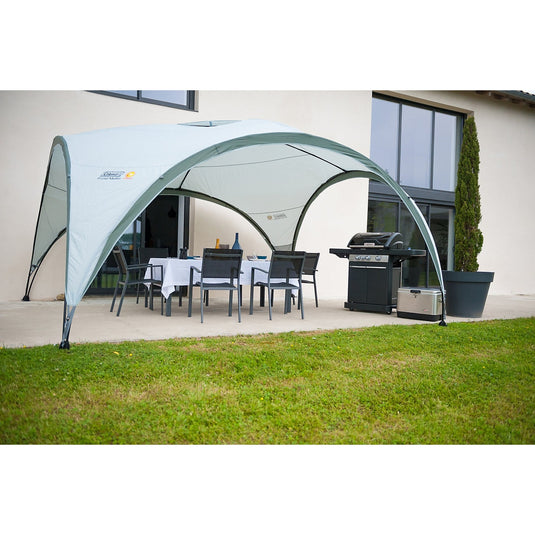 Coleman event shelter xl paviljoen (lichtgrijs grijs, 4.5 x 4.5 m)