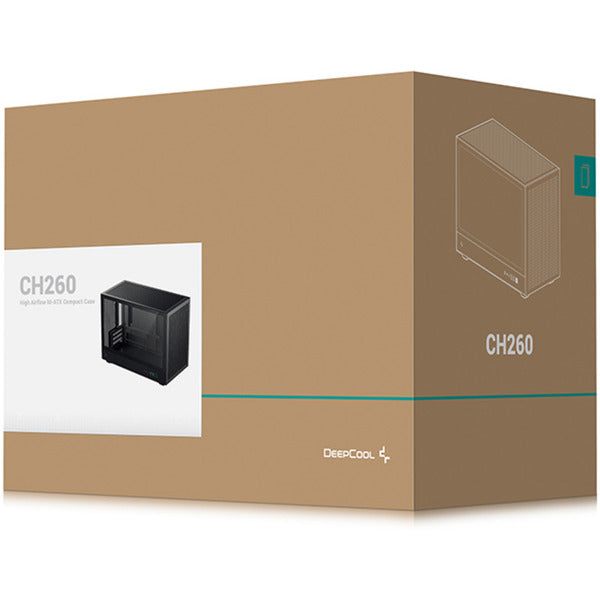 ギャラリービューアに画像をロードする, Deepcool ch260 mini tower behuizing (zwart | 2x usb-a | 1x usb-c | tempered glass)
