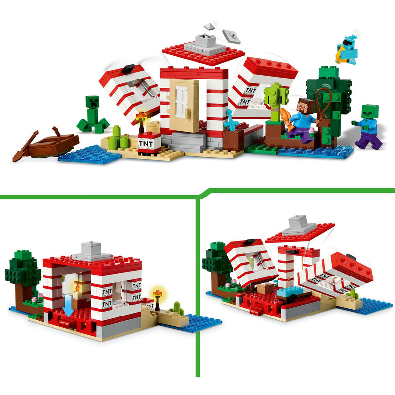 Load image into Gallery viewer, Lego minecraft 21275 het tnt junglehuis
