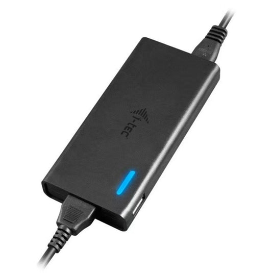 I-tec usb-c hdmi dp docking station with power delivery 65w + universal charger 77 w (zwart)