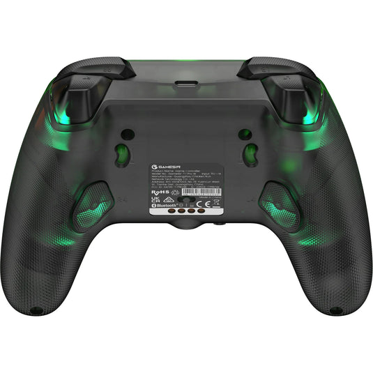 Gamesir g7 pro wireless controller - retro green (donkergroen transparant, xbox series x|s, xbox one, android, pc, 2.4ghz bluetooth usb)