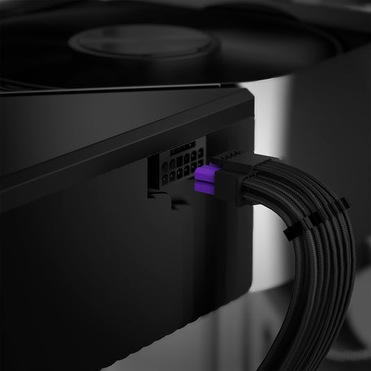 Nzxt c850 gold core modulaire 850 watt voeding (zwart, 1x 12v-2x6, 3x pcie)