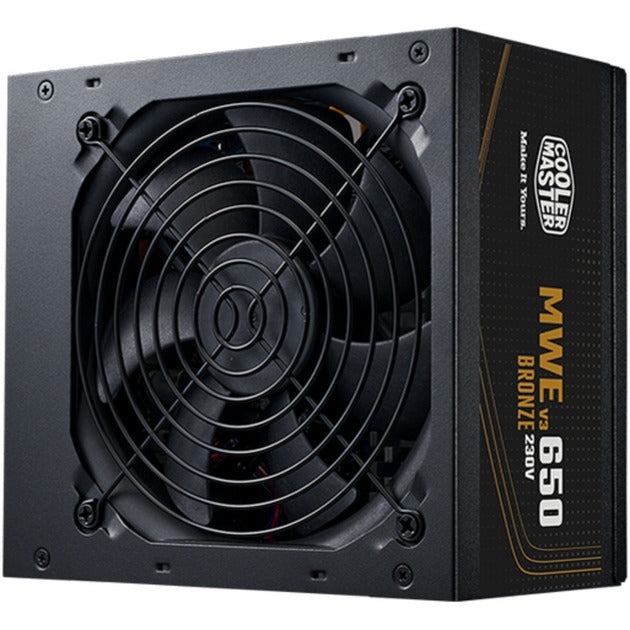 Load image into Gallery viewer, Cooler master mwe 650 bronze v3 650 watt voeding (zwart, 4x pcie)
