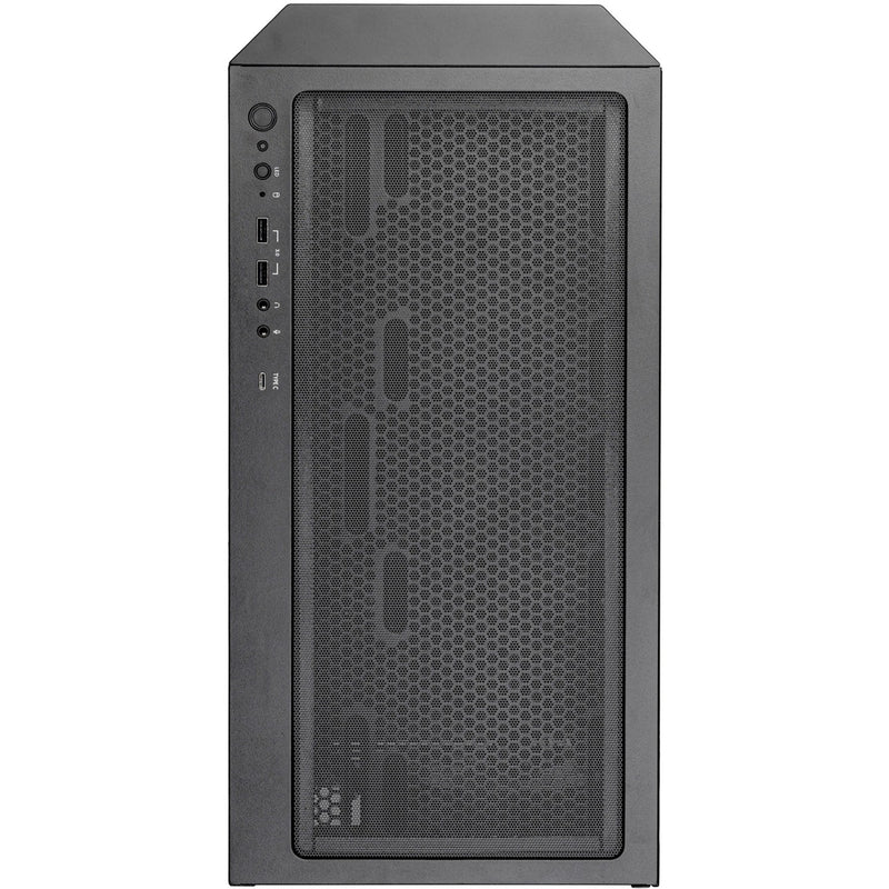 Load image into Gallery viewer, Silverstone fara 514x midi tower behuizing (zwart | 2x usb-a | 1x usb-c | rgb | tempered glass)
