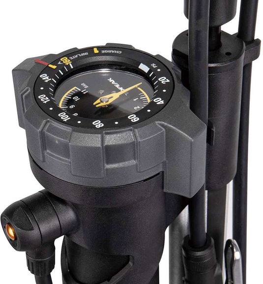 Topeak vloerpomp JoeBlow Booster black