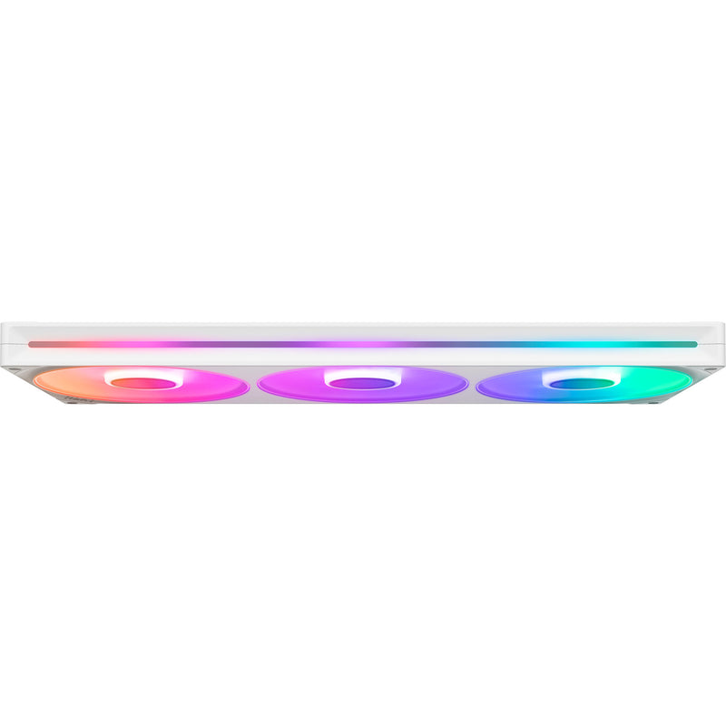 Load image into Gallery viewer, Nzxt f420 rgb core case fans (wit, 3 stuks, 420 x 140 x 26 mm)
