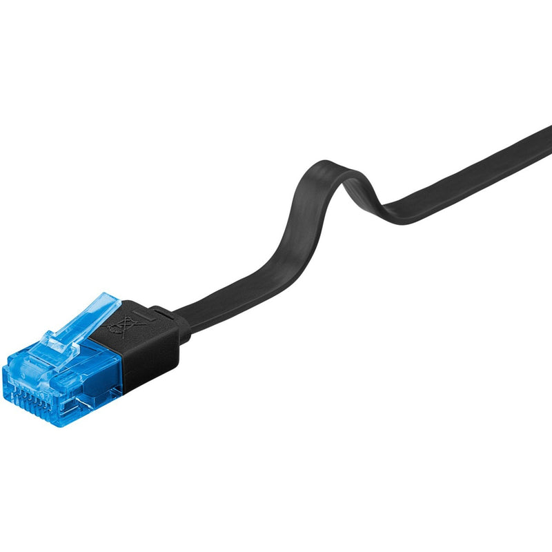 Load image into Gallery viewer, Goobay cat 6a u utp platte kabel (zwart, 20 meter)
