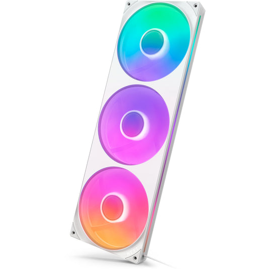 Nzxt f420 rgb core case fans (wit, 3 stuks, 420 x 140 x 26 mm)