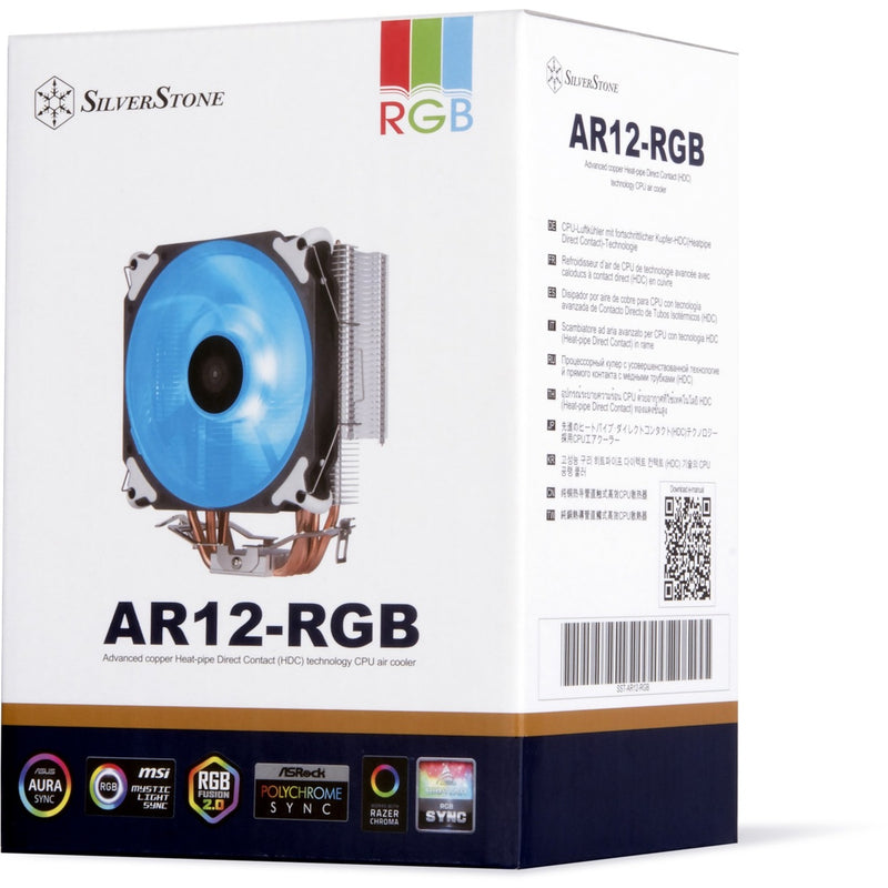 Load image into Gallery viewer, Silverstone sst-ar12-rgb cpu-koeler

