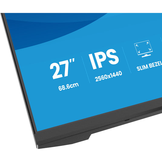 Iiyama prolite x2793qsu-b1 27 monitor (zwart (mat), hdmi, displayport, usb, audio)