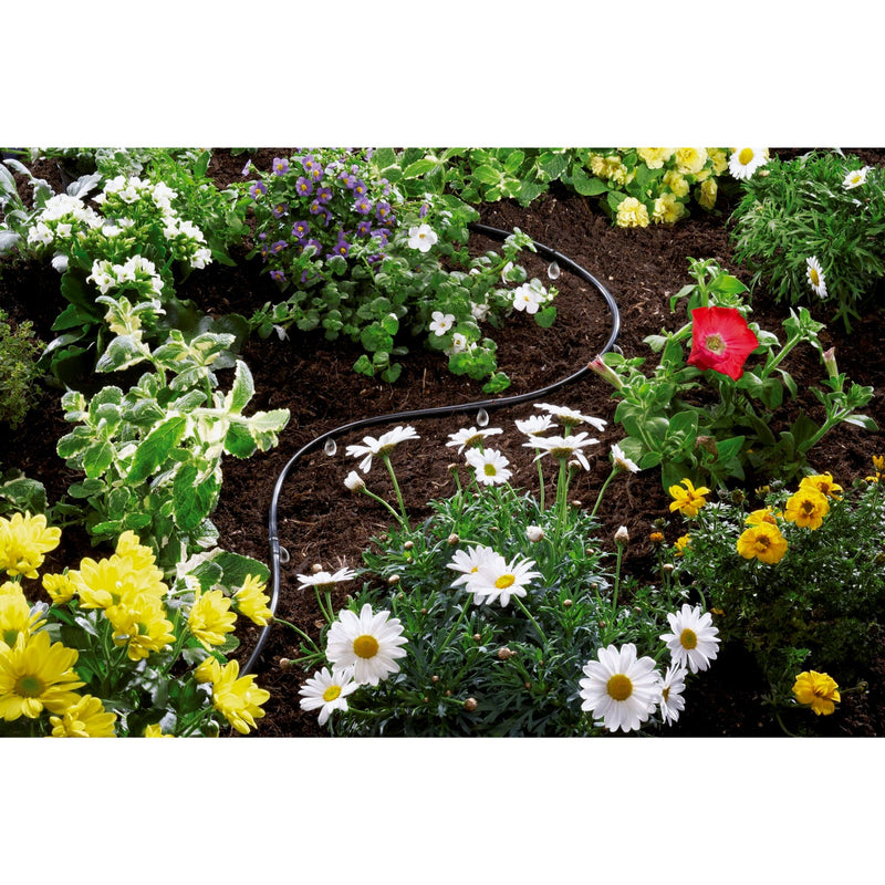 Load image into Gallery viewer, Gardena bovengrondse druppelbuis 4,6 mm (3 16 ) druppelaar (zwart, 1362-20, 15 m)

