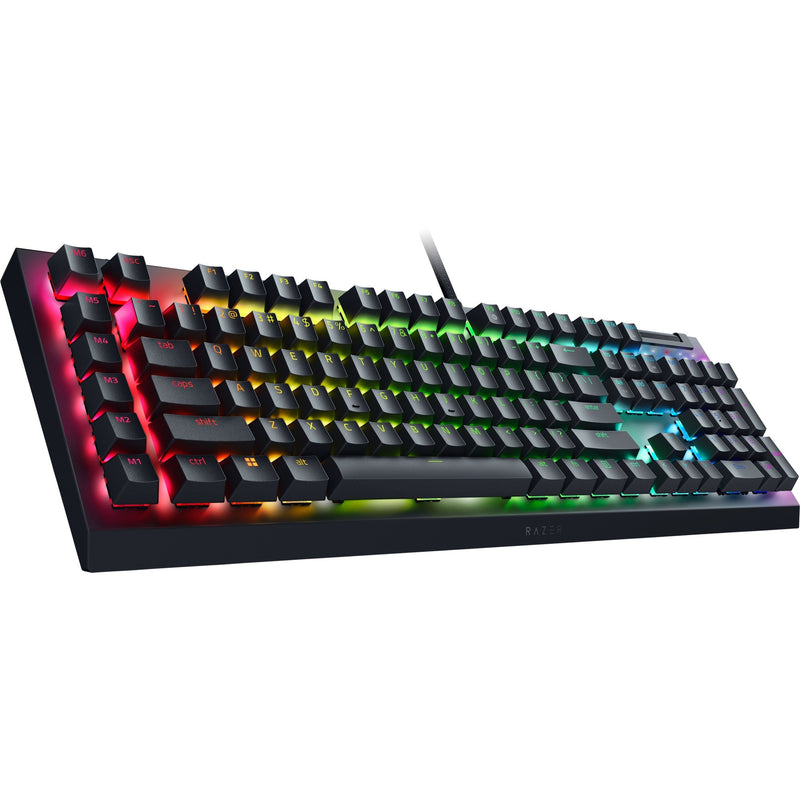 Load image into Gallery viewer, Razer blackwidow v4 x, gaming toetsenbord (zwart, us lay-out, green, rgb leds, doubleshot abs)
